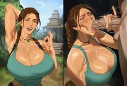 1female 1girls 2d 2d_(artwork) ai ai_art ai_assisted ai_generated ass biceps big_ass big_breasts big_butt big_thighs biped bolt_on_tits breast_implants breasts brown_eyes brown_hair enhanced_breasts fake_breasts female female_focus female_only hourglass_figure huge_ass huge_breasts huge_butt human humanoid lara_croft large_ass large_breasts light-skinned_female light_skin lovelandsai silicone silicone_implants stable_diffusion straight thick_thighs thighhighs thighs tomb_raider voluptuous voluptuous_female