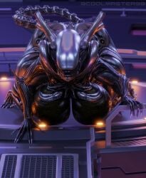 3d alien_(franchise) big_ass coolmaster98 dat_ass fat_ass female_xenomorph huge_ass huge_breasts tagme voluptuous xenomorph