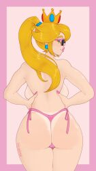 princess peach from mario (series) by bargainbuns