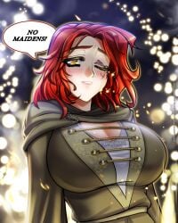 big_breasts cleavage elden_ring female female_only fromsoftware leandroyepyep melina_(elden_ring) no_bitches?_(meme)