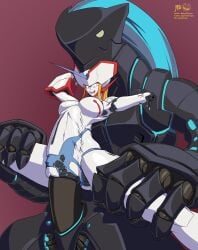 1boy 1girls applefatdotgov bigger_male bigger_penetrating_smaller blue_hair commission damaged damaged_armor dark_body darling_in_the_franxx forced forced_vaginal grabbing grabbing_legs headgear horn klaxosaur large_breasts large_penis looking_down mecha mechabare mechanical_arm open_mouth orange_hair robot robot_boy robot_girl robot_sex robotic sex spread_legs stomach_bulge strelizia torn_body vaginal_penetration vaginal_penetration vaginal_sex white_skin