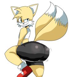 ass ass_focus butt_focus presenting_ass presenting_hindquarters shaking_ass shaking_butt sonic_(series) sonic_the_hedgehog_(series) susknuckles sweat_pants sweatpants tails tails_the_fox