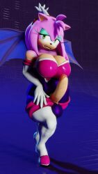 1futa 3d 3d_(artwork) amy_rose amy_the_bat anthro balls big_breasts blender blender_(software) breasts busty cleavage erect_nipples full-package_futanari furry futa_only futanari huge_breasts large_breasts neenbeanmachine penis rouge_the_bat_(cosplay) solo solo_focus solo_futa sonic_(series) sonic_the_hedgehog_(series) testicles thick thick_thighs thighs voluptuous