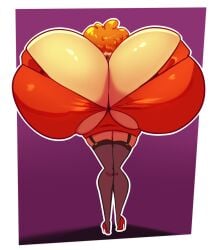 1girls breasts_bigger_than_head breasts_bigger_than_torso bursting_breasts enormous_breasts hyper hyper_breasts orange_hair powerpuff_girls sara_bellum schnauzercito tagme underboob