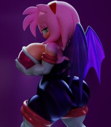 amy rose from sonic (series) by neenbeanmachine