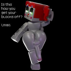 1futa 3d 3d_(artwork) ass baby_(fnafsl) back back_view backsack balls big_ass big_balls big_penis circus_baby circus_baby_(fnaf) circus_baby_(minecraft) cock-tail dialogue fazbear_&_friends_(zamination) five_nights_at_freddy's five_nights_at_freddy's:_sister_location futa_only futanari g0g0g0g0g0g huge_cock looking_back minecraft penis solo solo_futa squatting tagme text