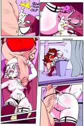 ass blush breasts cum cum_in_mouth cum_inside cum_through dickgirl friday_night_funkin futanari girlfriend_(friday_night_funkin) imminent_sex mid-fight_masses mid_fight_masses nun quavernsfw rape sarvente_(dokki.doodlez) sarvente_and_girlfriend_(comic_3) swallowing sweat tears