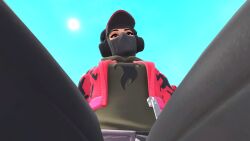 ambiguous_pov big_ass facemask facesitting female fetish fortnite groping jonesy_(fortnite) masturbation pov riley_(fortnite) seductive thick_thighs