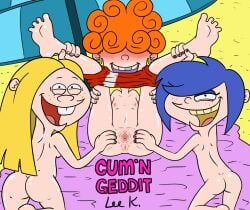 anus breasts dxt91 ed_edd_n_eddy female kanker_sisters lee_kanker legs_up marie_kanker may_kanker nipples pussy red_hair spread_legs