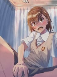 misaka mikoto from to aru kagaku no railgun by halya meri