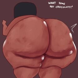 cookies-cat dark_skin garnet_(steven_universe) huge_ass huge_thighs hyper_ass presenting_hindquarters solo_female steven_universe