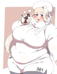 1girls bbw belly_fat big_ass big_belly big_breasts big_butt dasan24 fat fat_arms fat_ass fat_butt female female_focus female_only huge_ass huge_belly huge_breasts huge_butt huge_thighs light-skinned_female light_skin melony_(pokemon) obese obese_female pokemon ssbbw thick_ass thick_thighs wide_ass wide_hips