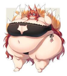 1girls bbw belly_fat big_ass big_belly big_breasts big_butt dasan24 fat fat_arms fat_ass fat_butt female female_focus female_only fox_ears fox_tail fox_tails huge_ass huge_belly huge_breasts huge_butt huge_thighs light-skinned_female light_skin obese obese_female ssbbw thick_ass thick_thighs wide_ass wide_hips