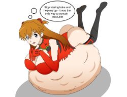 asuka_langley_sohryu awesometacular big_belly female_pred female_prey neon_genesis_evangelion rei_ayanami resting_on_belly struggling struggling_prey torn_clothes vore vore_belly