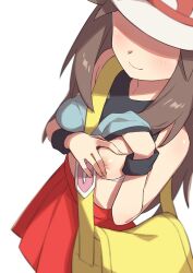 leaf (pokemon) from nintendo by morisobo