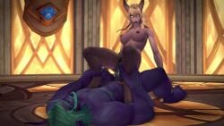 1boy 1girls 2017 3d animated blizzard_entertainment cowgirl_position draenei interspecies lakuu male_pov night_elf no_sound original_character pov purple_skin rexxcraft sex tagme vaginal_penetration vaginal_sex video warcraft white_hair world_of_warcraft