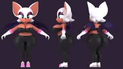 3d 3d_model argos90 ass bat blender_(software) breasts cleavage digital_media female female/female female_focus female_only hi_res mammal mobian mobian_(species) mobian_bat rouge_the_bat sega shortstack solo sonic_(series) sonic_adventure_2 sonic_the_hedgehog_(series) thick_thighs thighs wide_hips