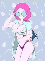 adventure_time adventure_time_distant_lands bubblegum bubblegum_girl candy cartoon cartoon_network pink_body pink_hair pink_skin princess_bubblegum sweet