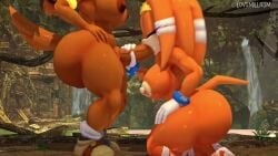 anon_nsfw_va anthro anthro_female anthro_on_anthro anthro_penetrated anthro_penetrating blowjob evilzorak hoshinomeririri kabalmystic lovemilliesm macstarva pixelcarnagee_(va) sega sonic_(series) sonic_the_hedgehog_(series) squishsuccubus sticks_the_badger tagme tikal_the_echidna video