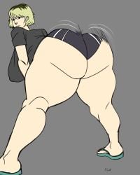 areola areolae areolae_visible_through_clothing ass ass_focus ass_up bubble_ass bubble_butt butt butt_focus chubby chubby_female clapping clapping_ass clapping_butt clapping_buttocks clapping_cheeks dumptruck_ass dumptruck_butt fat fat_ass fat_butt fat_female huge_ass huge_butt pierced_nose piercing ribznsfw samantha_(crumplednapkins) shaking shaking_ass shaking_butt standing wobble wobbling wobbling_ass wobbling_butt