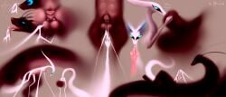 absurd_res animal_genitalia antennae_(anatomy) anus ass ball_lick balls big_balls big_penis big_tail bodily_fluids chesawyiin_(cloudweaver) claws cum cum_explosion cum_from_mouth cum_in_mouth cum_inside deity digital_media_(artwork) domestic_cat duo erection fangs felid feline felis fellatio feral frottage fur genital_fluids genitals hi_res huge_balls huge_cock krita_(artwork) ksyker_ringola l0veblood licking long_ears long_legs long_tail long_tongue male male/male male_penetrated male_penetrating mammal mustelid neck_lick nipples nude object_in_urethra open_mouth oral oral_penetration orgasm paws penetration penile penis penises_touching sex sheath sheath_play simple_background size_difference slurping smile tail teeth text tongue tongue_out urethral urethral_penetration urethral_tonguing whiskers white_body white_fur