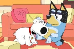 2023 3_toes 4_fingers afterimage age_difference all_fours anthro anthro_on_anthro arm_support australian_cattle_dog bandit_heeler bent_leg big_eyes big_mouth_(anatomy) big_nose biped bird_dog black_ears black_eyes black_nose black_tail blue_body blue_eyebrows blue_fur blue_markings blue_tail bluey_(series) bodily_fluids brian_griffin canid canine canis carpet cattledog collar collar_only collar_tag crossover detailed_background digital_drawing_(artwork) digital_media_(artwork) domestic_dog dominant dominant_anthro dominant_male duo eyebrows family_guy feet fingers floor floppy_ears foot_lick forward_arm_support fur furniture glistening glistening_nose gloves_(marking) half-closed_eyes hand_on_another's_head hand_on_head hand_on_knee hand_on_leg hand_on_own_knee hand_on_own_leg herding_dog hi_res humanoid_hands hunting_dog internal_wall intraspecies iris labrador leg_markings licking light_body light_fur living_room looking_down looking_down_at_another looking_down_at_partner looking_up looking_up_at_another looking_up_at_partner male male/male mammal markings mature_anthro mature_male monotone_body monotone_fur monotone_tail motion_lines mouth_closed multicolored_body multicolored_fur multicolored_tail narrowed_eyes nude nude_anthro nude_male older_dom_younger_sub older_male open_mouth open_smile orange_wall palmer711 pastoral_dog pillow pink_pillow pink_sofa pink_tongue plantigrade pointy_ears prick_ears pupils red_collar retriever round_eyes saliva saliva_on_foot saliva_on_tongue shadow sitting smile smiling_at_another smiling_at_partner smirk smirking_at_another smirking_at_partner snout socks_(marking) sofa submissive submissive_anthro submissive_male tail tail_motion tailwag tan_floor teeth thick_eyebrows toes tongue tongue_out two_tone_tail wall_(structure) white_body white_ears white_fur white_pupils white_sclera white_tail yellow_body yellow_fur yellow_inner_ear yellow_pillow younger_male