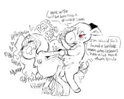 animal_crossing artist_self-insert bite_marks cum cum_drip cum_in_pussy cum_inside cum_overflow doggy_style english_text furry_male furry_with_non-furry horse horsecock lmilkdog milkdog monochrome ntr phone pregnant pregnant_belly pregnant_female pregnant_sex roscoe_(animal_crossing) self_insert standing_doggy_style standing_sex text villager_(animal_crossing)