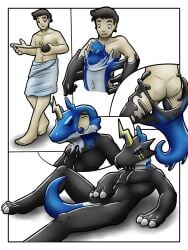 2014 3_fingers 3_toes 5_fingers 5_toes anal anal_sex anthro arm_support ass bandai_namco biped bulge bulge_fondling buttplug buttplug_in_ass buttplug_insertion claws closed_eyes cock_gag comic digimon digimon_(species) digital_media_(artwork) featureless_chest feet finger_claws fingers gag gagged goo_drip goo_transformation hair half-closed_eyes hi_res holding_object horn human human_to_anthro humanoid_feet humanoid_hands latex latex_transformation liquid_latex living_latex lying male male_anthro male_human mammal narrowed_eyes navel object_in_ass on_back penetration plantigrade plug_(sex_toy) plug_insertion raidramon reclining rei98 sequence sex_toy sex_toy_in_ass sex_toy_insertion simple_background solo species_transformation standing tail toe_claws toes towel towel_only transformation transformation_sequence white_background wide_eyed
