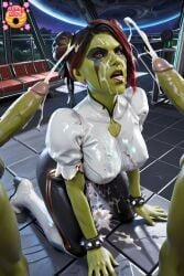 gamora from guardians of the galaxy by hard