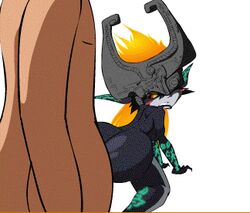 animated artist_request ass back blush doggy_style female glowing helmet imp_midna long_hair looking_back lowres male midna monster_girl nintendo orange_hair partial_male penis pointy_ears red_eyes runes sex shiny simple_background straight the_legend_of_zelda twilight_princess uncensored