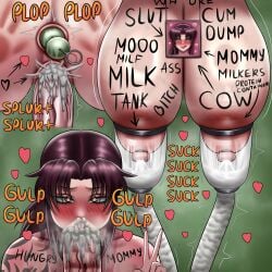 a.white ahe_gao anal_beads black_lagoon blowjob blowjob_face body_doodling body_writing covered_in_cum cum_gushing cum_in_pussy eating_cum fellatio gigantic_breasts gulp huge_breasts huge_cock lactation large_breasts milked_like_a_cow milking milking_breasts mommy mommy_kink peace_sign pussy revy revy_(black_lagoon)