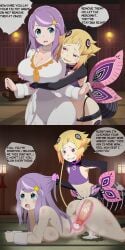 1futa 2girls 2koma ahegao ai_generated anal anal_sex anastasia_hoshin angry big_breasts blonde_hair blush breasts butterfly_wings candle capella_emerada_lugunica choker collar comic corruption crying deep_penetration dialogue doggy_style dominant_female domination drool dubious_consent embarrassed female from_behind futa_on_female futa_only futanari futanari_on_female gloves horns huge_breasts indoors insect_wings lantern large_penis lifted lifted_by_another lingerie long_hair mind_break multiple_views nipples open_mouth penis ponytail purple_hair pussy rape re:zero_kara_hajimeru_isekai_seikatsu revealing_clothes saliva speech_bubble sweat tears text thighhighs tongue_out villain_on_heroine wooden_floor
