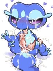 2_penises after_sex afterglow animal_genitalia animal_penis anthro autofellatio big_penis blue_body blue_heart blush bodily_fluids cum cum_covered cum_drip cum_from_slit cum_in_slit cum_inside cum_on_cheek cum_on_chest cum_on_claws cum_on_eyelid cum_on_face cum_on_ground cum_on_leg cum_on_own_penis cum_on_penis cum_on_self cum_on_snout cum_on_tail cum_on_tongue cum_string cum_trail cumshot diru dripping ejaculation eyelashes feral flared_penis front_view gecqua generation_10_pokemon genital_fluids genitals heart_symbol hearts_around_head hemipenes hi_res long_eyelashes looking_pleasured male male_feral masturbation messy miori multi_genitalia multi_penis nintendo no_irises nubbed_penis one_leg_up oral oral_masturbation penile penile_masturbation penis pokemon pokemon_(species) pokemon_ww pupils purple_eyes raised_leg shadow simple_background sitting slit_pupils snout solo tail thick_tail tongue tongue_out white_background