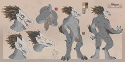3_fingers 3_toes abs absurd_res alien anthro anus arm_feathers arm_tuft ass athletic avian balls beak biskierisky brown_body brown_feathers claws colored digitigrade eye_scar facial_scar feather_hair feathered_crest feathers feet finger_claws fingers flaccid genitals grey_body halo_(series) head_crest hi_res humanoid_genitalia humanoid_penis kig-yar male microsoft model_sheet muscular nude penis pseudo_hair pupils scalie scar sharp_teeth short_tail slit_pupils solo spurs_(anatomy) standing t'vaoan tail teeth toes tuft xbox_game_studios yellow_eyes
