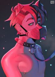 acne constelia dog_ears dog_mask doggy dramatic_lighting hatchetfield leash leash_and_collar leash_pull leashed_collar mask nerd nerdy_prudes_must_die npmd pet_play pup_mask puppy_ears puppyboy puppyplay richie_lipschitz solo_male starkid team_starkid