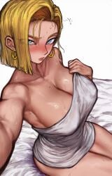 android 18 from dragon ball by plushyplant