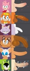 6+futas 6futas absurd_res afrosoricid amy_rose anthro badger balls bat beauty_mark_on_balls big_balls big_penis blaze_the_cat blue_eyes bodily_fluids chart domestic_cat echidna erection eulipotyphlan felid feline felis fur futanari g3mma genital_fluids genitals green_body green_eyes green_fur hedgehog hi_res humanoid_genitalia humanoid_penis idw_publishing mammal mole_on_balls monotreme mustelid musteline penis penis_chart penis_size_chart penis_size_comparison penis_size_difference pink_body pink_fur precum rouge_the_bat sega smile sonic_(series) sonic_adventure sonic_boom sonic_the_hedgehog_(comics) sonic_the_hedgehog_(idw) sonic_the_hedgehog_(series) sticks_the_jungle_badger surge_the_tenrec tenrec tikal_the_echidna
