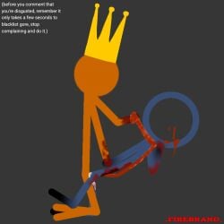 abuse alan_becker animation_vs_minecraft asphyxiation blood_splatter bloody_nose cum_drip cuntboy first_post fucking_pussy gore imminent_death intestines king_orange_(avm) original_character raped_by_enemy stick_figure stickman strangled_with_intestines strangling transgender ts_so_tuff villain_on_villain