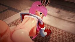3d animated ass big_ass female hetero koikatsu male one_piece perona roronoa_zoro straight tagme vaginal_penetration video