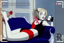 animated barefoot blonde_hair boots_removed censored clothing feet feet_on_penis feet_together female foot_fetish foot_play footjob harley_quinn harley_quinn_(series) human male manual no_socks pale_skin
rogueserpent