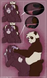 anthro anthro_on_anthro anthro_penetrated anthro_penetrating anthro_penetrating_anthro bear border_collie bovid brown_body brown_fur brown_hair canid canine canis caprine collie curved_horn domestic_dog duo female female_penetrated from_behind_position fur giant_panda hair happy happy_sex herding_dog hi_res hiji horn horn_grab hybrid interspecies mae_(maebeasheep) maebeasheep male male/female male_penetrating male_penetrating_female mammal overweight overweight_anthro overweight_male pastoral_dog penetration penile penile_penetration penis_in_pussy sex sheep sheepdog smile vaginal_penetration vaginal_penetration