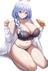 1girls 2d animal_genitalia animated blue_hair bouncing_breasts breasts female gif high_resolution hips hololive hololive_japan huge_breasts jasony light-skinned_female light_skin long_hair mature_female milf mother pekomama rabbit_ears short_playtime shorter_than_30_seconds simple_background solo thick_thighs thighs virtual_youtuber wide_hips