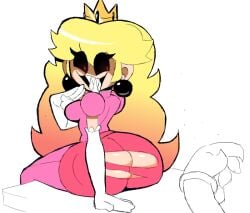 1boy 1girls ass_focus ass_window backboob big_ass casual casual_nudity clothed creepypasta eks-out female friday_night_funkin horror house_of_horrorbrews male male/female mario_(series) marios_madness nightfaux nightmare_waifu nintendo no_underwear peach.exe png princess_peach ripped_clothing super_horror_peach_(peach.exe) teasing