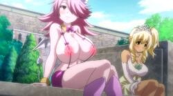 2020 anime_screencap demon_girl esmeralda_(meltys_quest) heart_tail melty_(meltys_quest) meltys_quest monster_girl ova screencap screenshot succubus succubus_costume succubus_horns succubus_tail succubus_wings