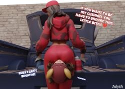 2girls asphyxia asphyxiation ass_focus domination femdom femsub fortnite headscissor humiliation ruby_(fortnite) skye_(fortnite) zulysh