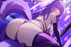 1girls :3 ai_generated ass ass_focus big_breasts bikini breasts curvy cute dog_ears dog_girl doggirl female female_focus female_only highres hips huge_boobs huge_breasts kemonomimi legs_apart light_skin light_skinned_female long_hair nightclub patreon_username petgirl petite pubic_hair purple_ears purple_eyes purple_hair purple_tail stripper stripper_pole thick_thighs thighhighs thighs thong tori toriwoofs watermark wavy_hair white_skin white_skinned_female wide_hips wolf_ears