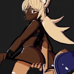 1futa 1girls 3d animated ass_focus big_ass big_breasts big_penis blonde_hair breasts buttjob cat_ears clothed clothing colonalcbplayer dark-skinned_female dark_skin duo ear_piercing faceless_character faceless_futanari female futa_on_female futa_pov futa_with_female futanari glasses grinding huge_ass huge_cock mary_(colonalcbplayer) mp4 nicky_(colonalcbplayer) no_sound penis_out pov red_eyes shorter_than_30_seconds tagme tan-skinned_futanari tan_skin tank_top thighhighs video