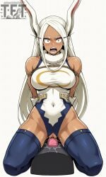 ai_assisted ai_generated hero_outfit_(mha) miruko my_hero_academia orgasm rumi_usagiyama sex_machine sybian touchfluffytails