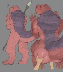 2024 absurd_res anjanath anthro anthro_penetrated ass blush brute_wyvern butt_grab capcom doggy_style duo female female_penetrated first_person_view from_behind from_behind_position genitals hand_on_butt hi_res holding_melee_weapon holding_object holding_polearm holding_spear holding_weapon human human_on_anthro human_penetrating human_penetrating_anthro interspecies light-skinned_male looking_at_viewer looking_back looking_back_at_viewer male male/female male_penetrating male_penetrating_female male_pov mammal melee_weapon monster_hunter muscular_female penetration penile penile_penetration penis_in_pussy polearm pussy scalie sex spear vaginal_penetration weapon yolabayola1