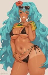 1girls ass big_ass big_breasts big_thighs bikini brazil brazilian brazilian_female brazilian_miku breasts cyan_eyes cyan_hair female female_only hatsune_miku huge_ass huge_thighs iwbitu latin_american_hatsune_miku_(meme) long_hair looking_at_viewer shirt smile smiling smiling_at_viewer solo tagme tan tan_body thick_hips thick_thighs thighs twintails vocaloid yellow_shirt